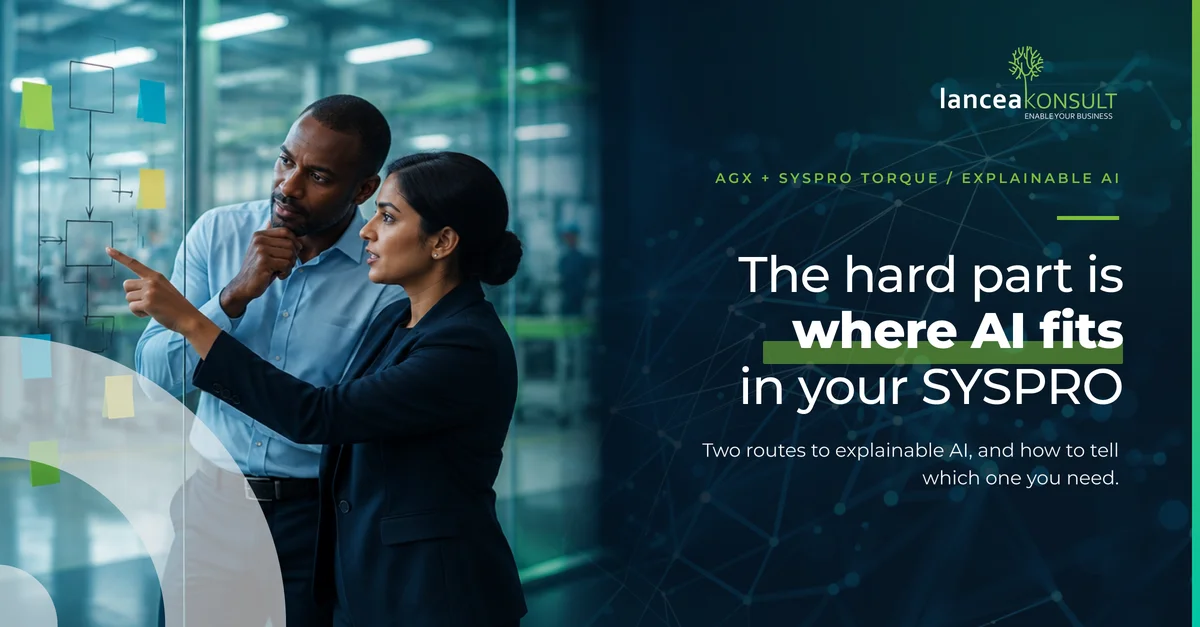 The hardest part of AI in your ERP is not the AI. It is knowing where it fits.